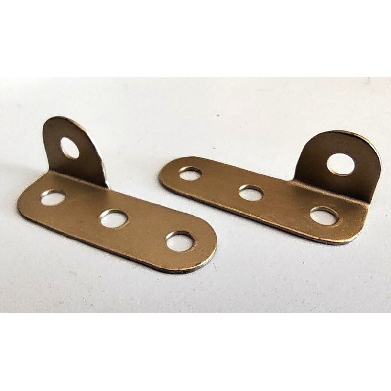 Équerres de châssis coudées pour Meccano, 3 x 1, or