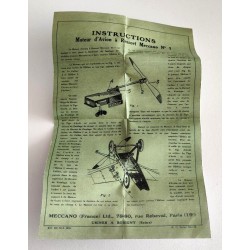 Moteur d'avion Meccano n° 1