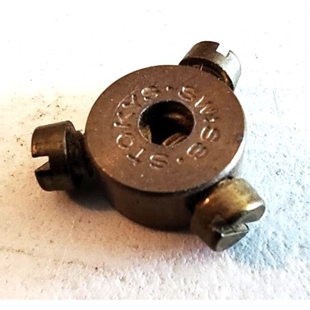 Bague 3 trous taraudés laiton Stokys compatible Meccano