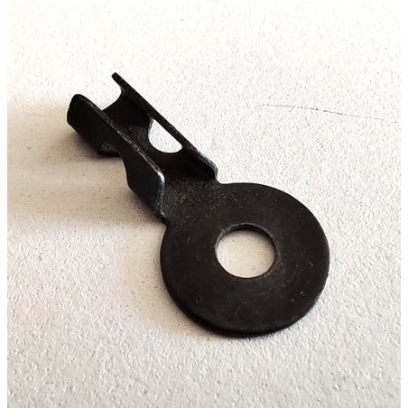 Raccord Meccano tringle et bande métal noir