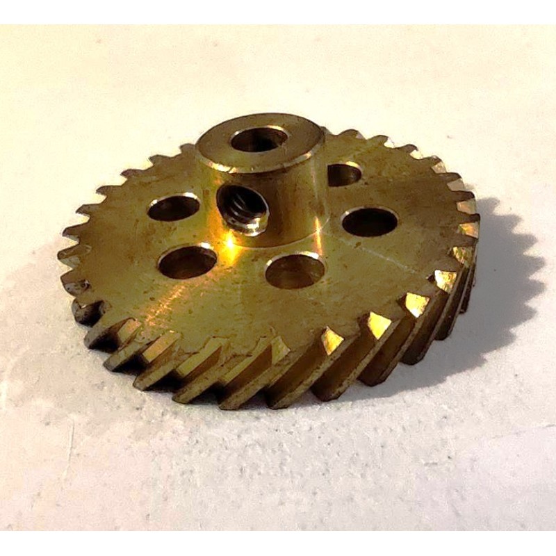 Roue (ou pignon) hélicoïdale droite Meccano 30 dents