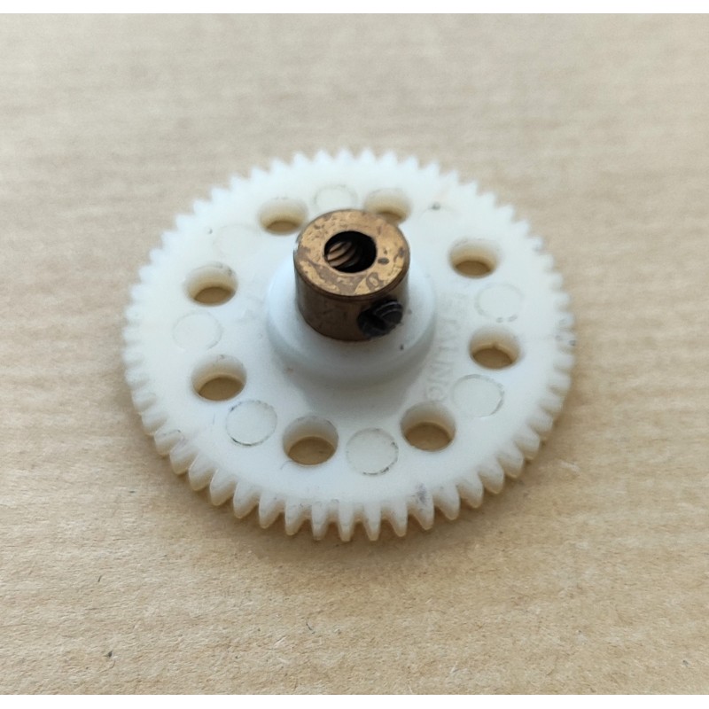 Roue dentée de 55 dents en nylon compatible Meccano