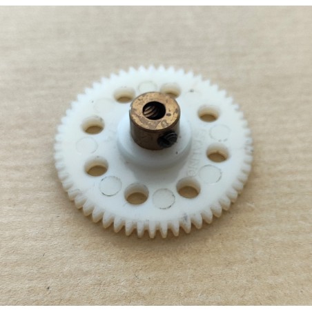 Roue dentée de 55 dents en nylon compatible Meccano