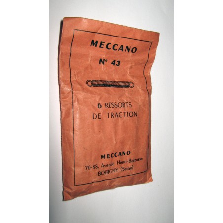 Sachet de ressorts Meccano