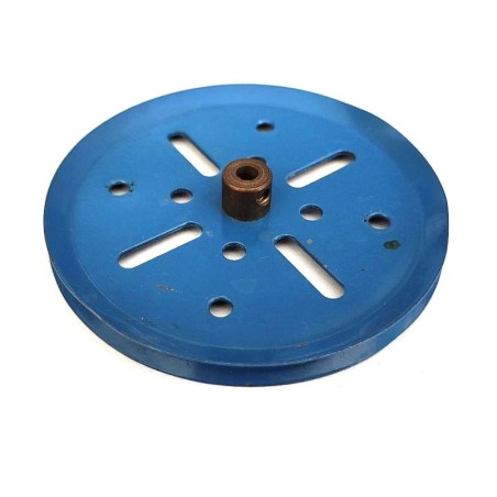 Poulie Meccano 75 mm bleue