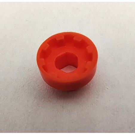 Bague d'entraînement Meccano plastique orange 3 pans