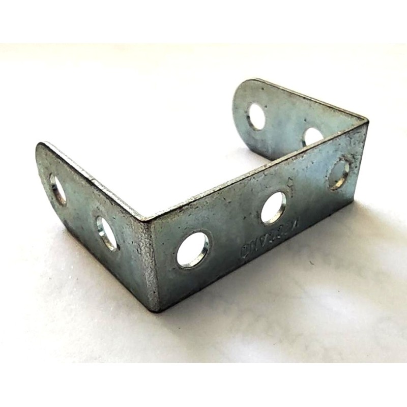 Bande coudée Meccano 2 x 3 x 2 trous zinguée