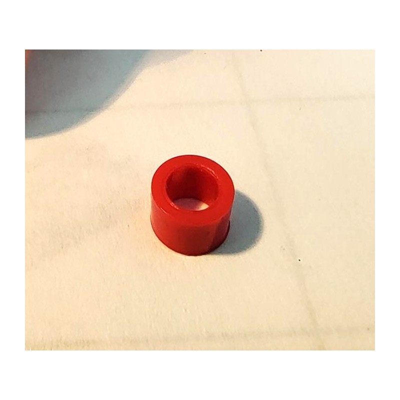 Mini-entretoise Meccano plastique rouge