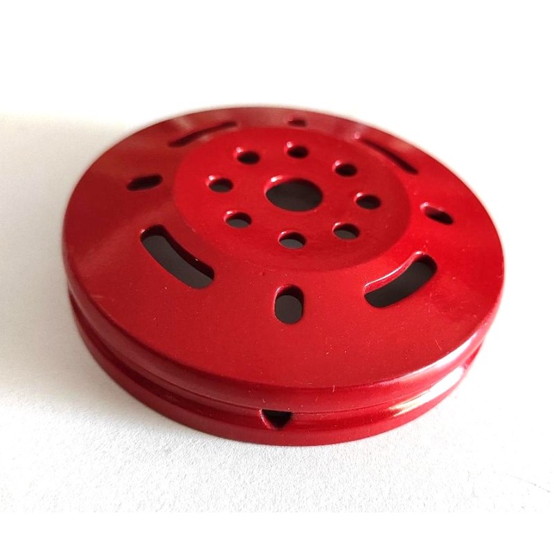 Flasque de roue 78 mm rouge