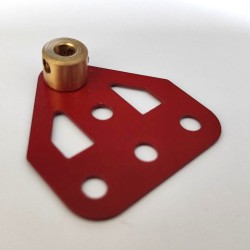 Embase plate Meccano à moyeu