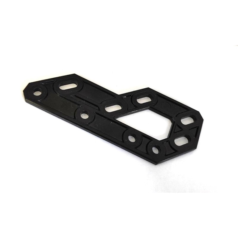 Côté de corps d'excavatrice Meccano plastique noir