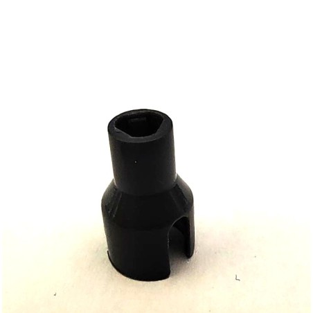 Demi joint universel Meccano plastique gris