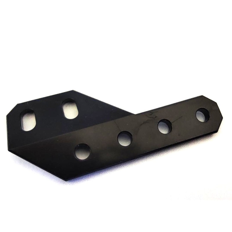 Cornière plastique 135° Meccano asymétrique noire