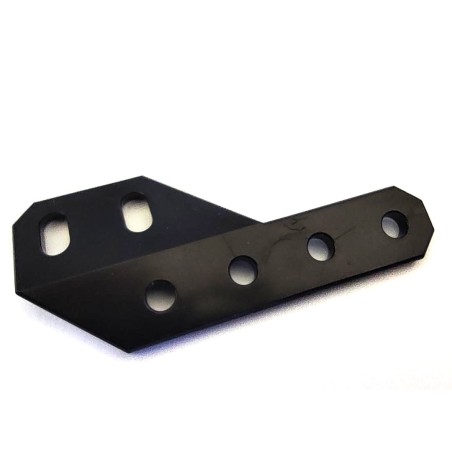 Cornière plastique 135° Meccano asymétrique noire