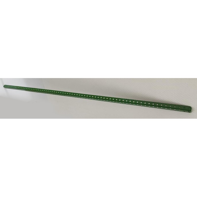 Cornière Meccano 71 trous verte