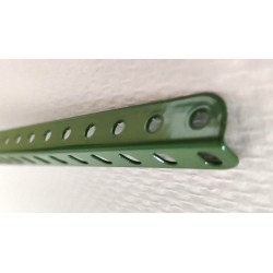 Cornière Meccano 71 trous verte