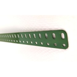 Poutrelle Meccano 71 trous verte