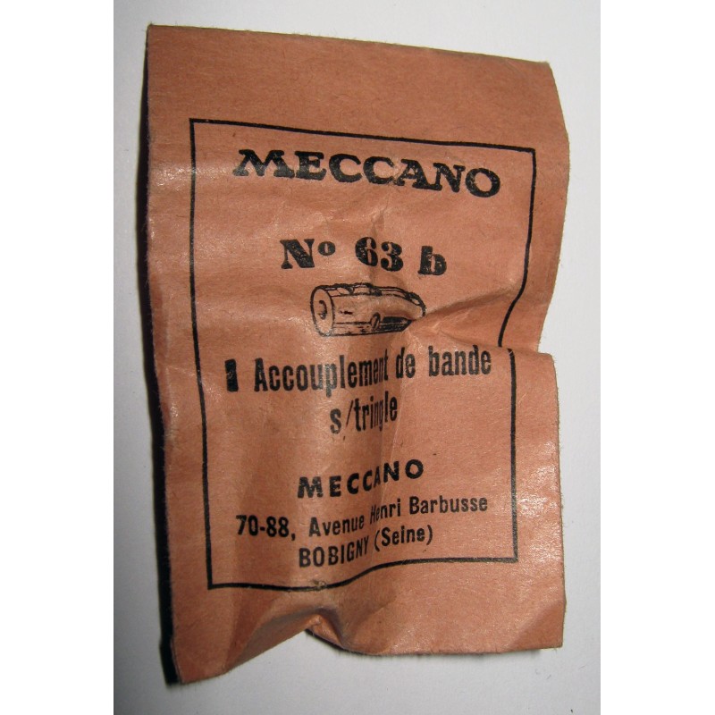 Sachet d'un accouplement Meccano de bande sur tringle