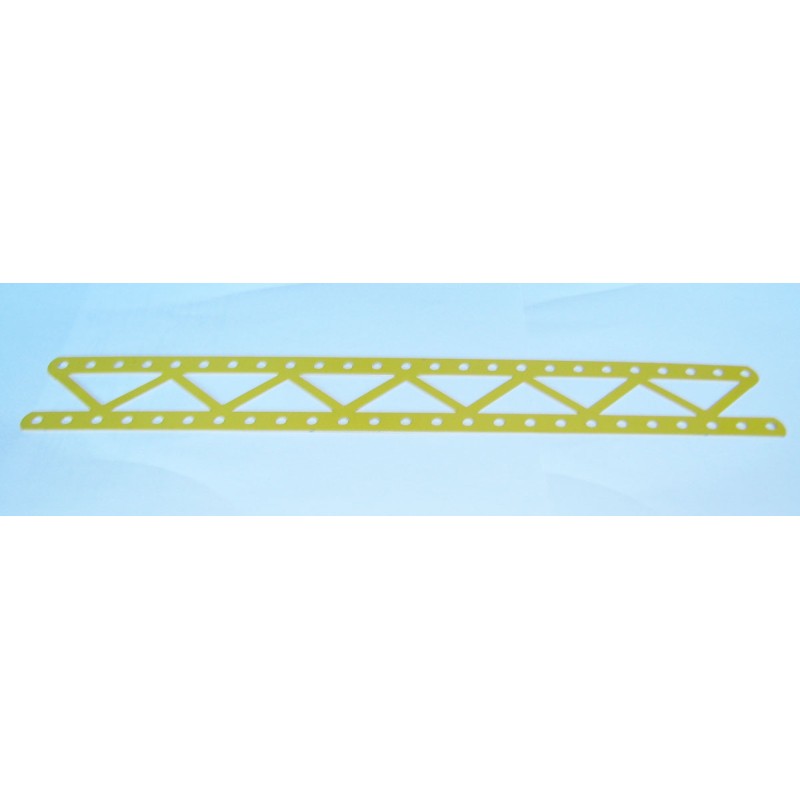 Longrine Meccano 25 trous jaune