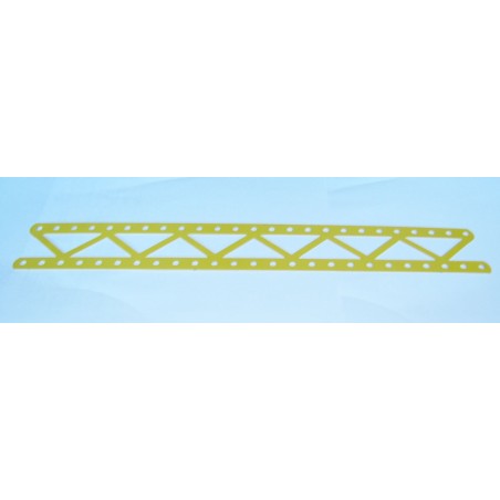 Longrine Meccano 25 trous jaune