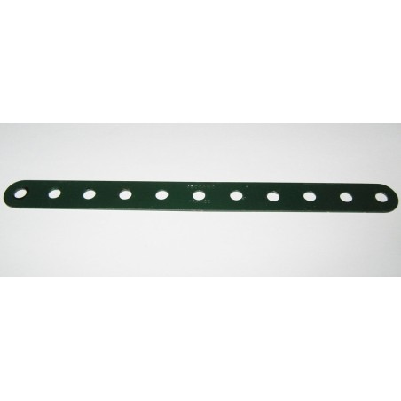 Bande Meccano 11 trous verte