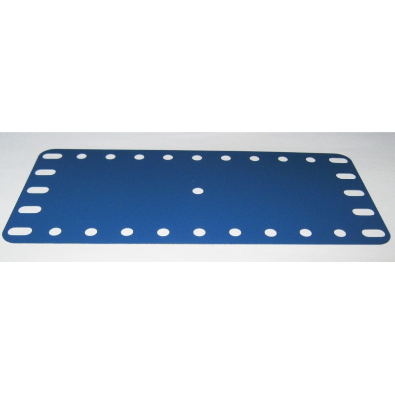 Plaque flexible Meccano 11x5 trous bleue