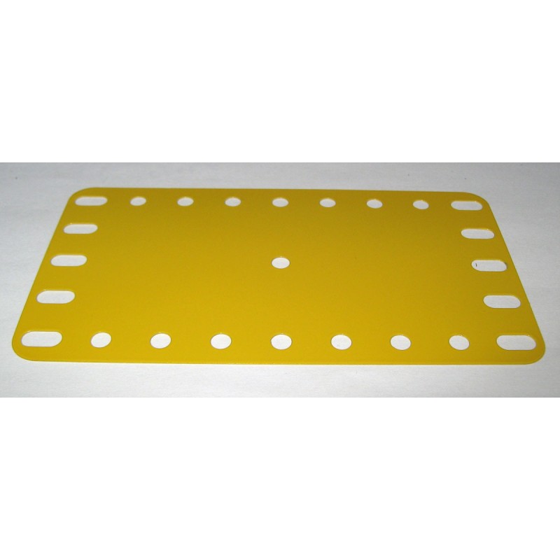Plaque flexible Meccano 9x5 trous jaune