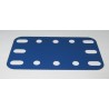 Plaque flexible Meccano 5x3 trous bleue