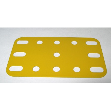 Plaque flexible Meccano 5x3 trous jaune