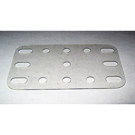 Plaque plastique transparente Meccano 5x3 trous