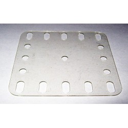 Plaque plastique transparente Meccano 5x5 trous