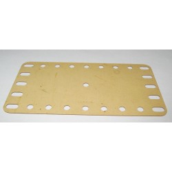 Plaque plastique transparente Meccano 9x5 trous